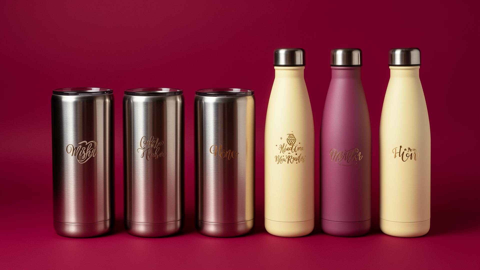 Copos térmicos, garrafas e canecas personalizadas